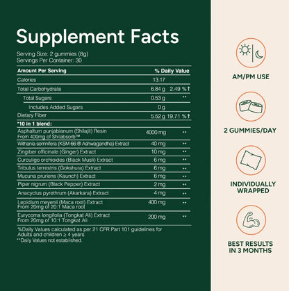 Men's Labs Shilajit Performance Blend